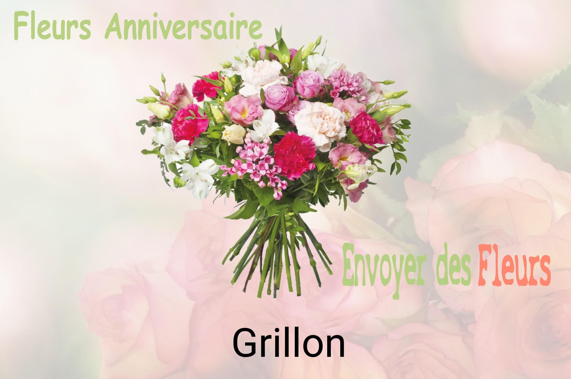 Bouquet de fleurs d’anniversaire livré à Grillon